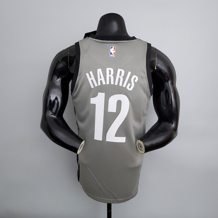 Joe Harris Brooklyn Nets Flying Man Swingman Jersey Gray