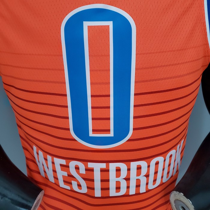 Russell Westbrook Oklahoma City Thunder Swingman Jersey Blue