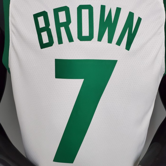 Jaylen Brown Boston Celtics City Edition Swingman Jersey White
