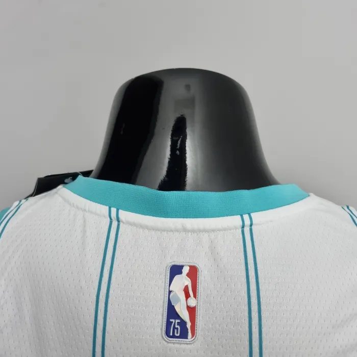 LaMelo Ball Charlotte Hornets 75th Anniversary Swingman Jersey White