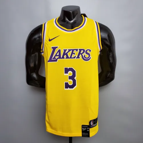Anthony Davis Los Angeles Lakers 2020/21 Swingman Jersey Yellow