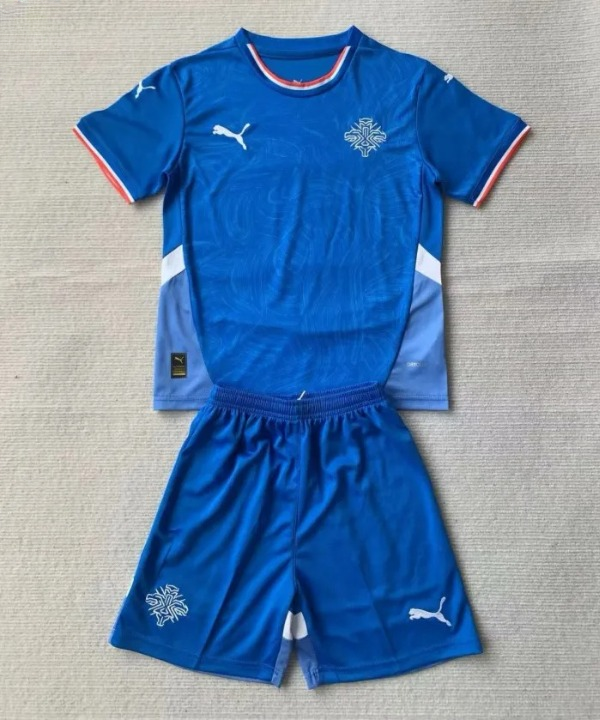 Iceland Euro 2024 Home Kids Suit