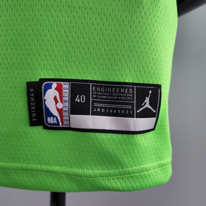 Anthony Edwards Minnesota Timberwolves Swingman Jersey Green