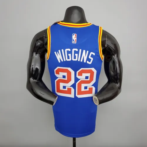 Andrew Wiggins Golden State Warriors 75th Anniversary Swingman Jersey Retro Blue