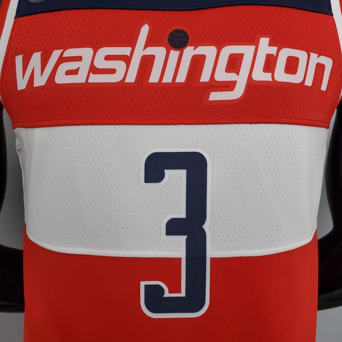Bradley Beal Washington Wizards 75th Anniversary Swingman Jersey Red White and Blue