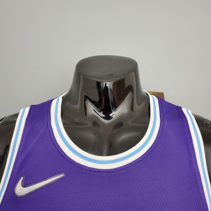 LeBron James Los Angeles Lakers 2021/22 City Edition Swingman Jersey Purple