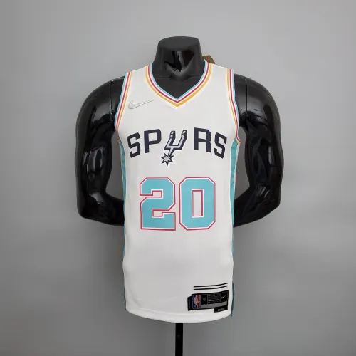 Manu Ginobili San Antonio Spurs 2022 City Edition Swingman Jersey White