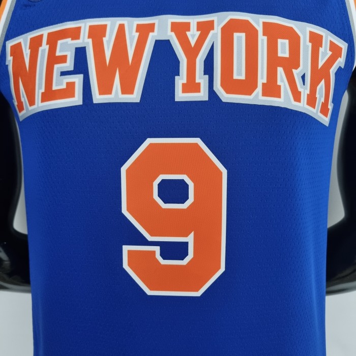 RJ Barrett New York Knicks 75th Anniversary Swingman Jersey Blue
