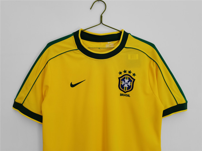 Brazil Home Retro Jersey 1998