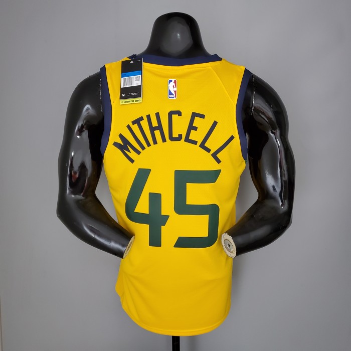 Donovan Mitchell Utah Jazz 2021 Swingman Jersey Yellow