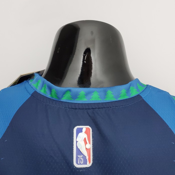 Karl-Anthony Towns Minnesota Timberwolves 75th Anniversary 2022 Swingman Jersey Blue