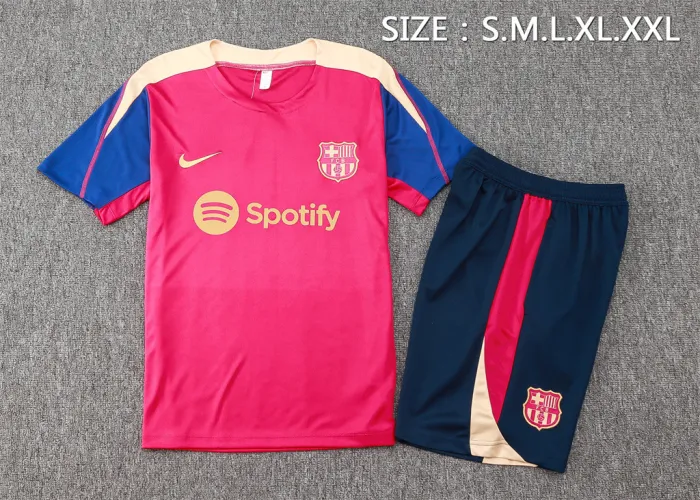 Barcelona Training Short Sleeve Suit 24/25