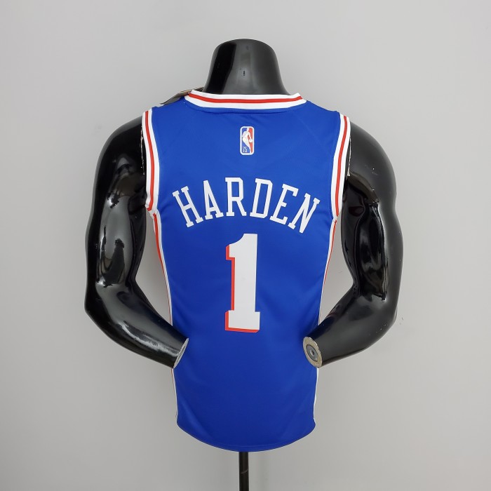 James Harden Philadelphia 76ers 75th Anniversary Swingman Jersey Blue