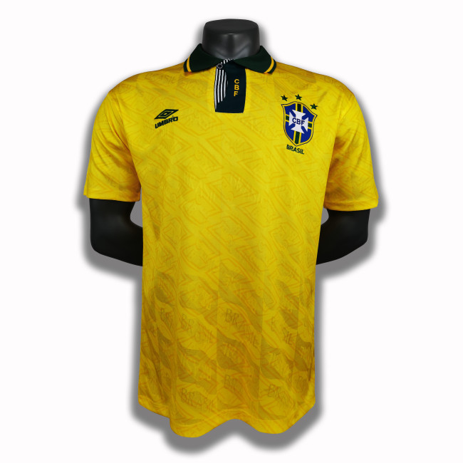 Brazil Home Retro Jersey 91/93