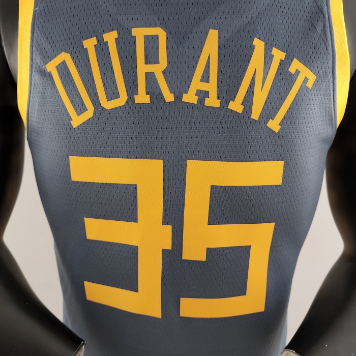 Kevin Durant Golden State Warriors Grey Swingman Jersey 2018