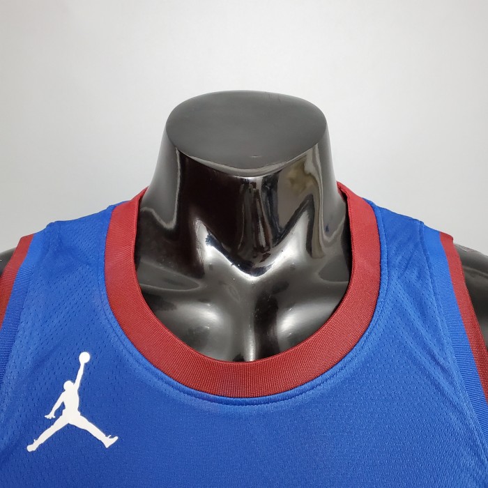 Nikola Jokic Denver Nuggets Theme Limited City Edition Blue Swingman Jersey