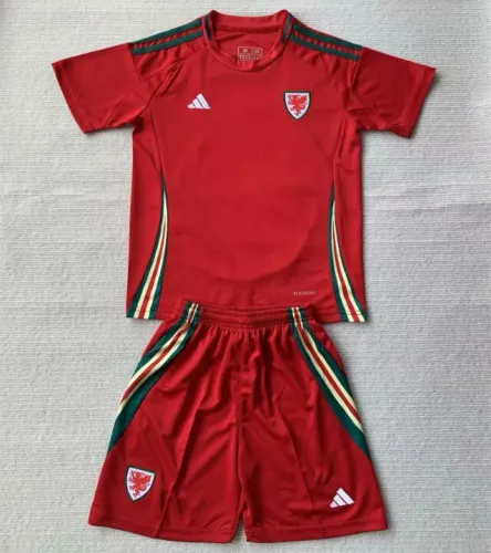 Wales Euro 2024 Home Kids Suit