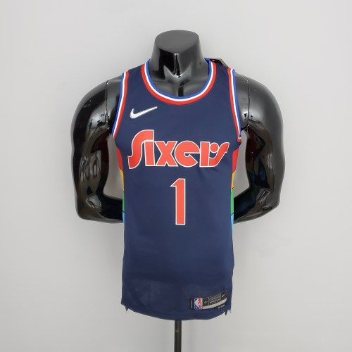 James Harden Philadelphia 76ers 2021/22 Swingman Jersey Royal Blue