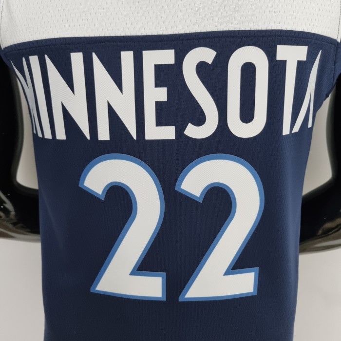 Andrew Wiggins Minnesota Timberwolves 75th Anniversary 2022 Swingman Jersey Blue