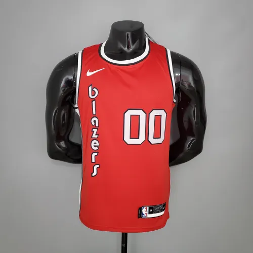 Carmelo Anthony Portland Trail Blazers Swingman Jersey Retro Red