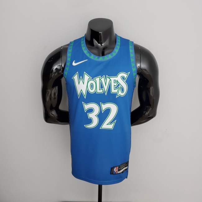 Karl-Anthony Towns Minnesota Timberwolves 75th Anniversary 2022 Swingman Jersey Blue