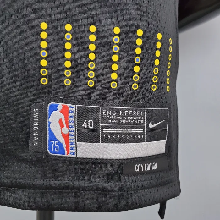 Klay Thompson Golden State Warriors 2022 75th Anniversary Swingman Jersey Black