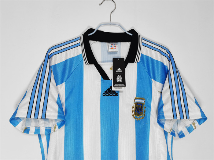 Argentina Home Retro Jersey 1998/99