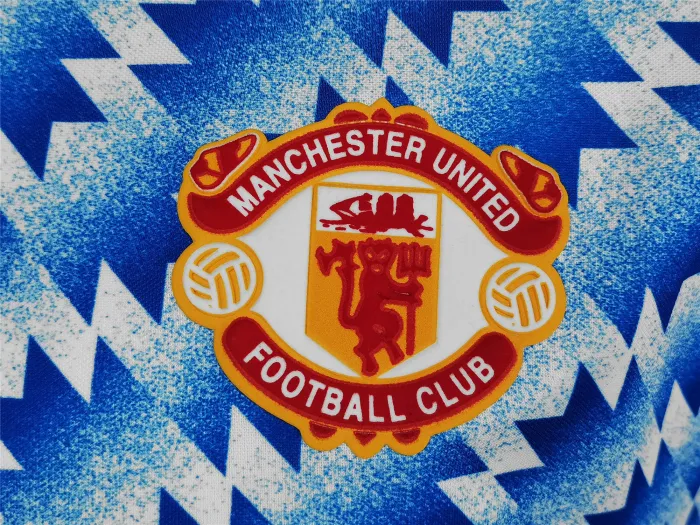 Manchester United Away Long Sleeve Retro Jersey 90/92