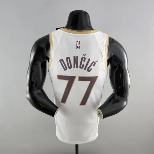 Luka Doncic Dallas Mavericks City Edition White Swingman Jersey