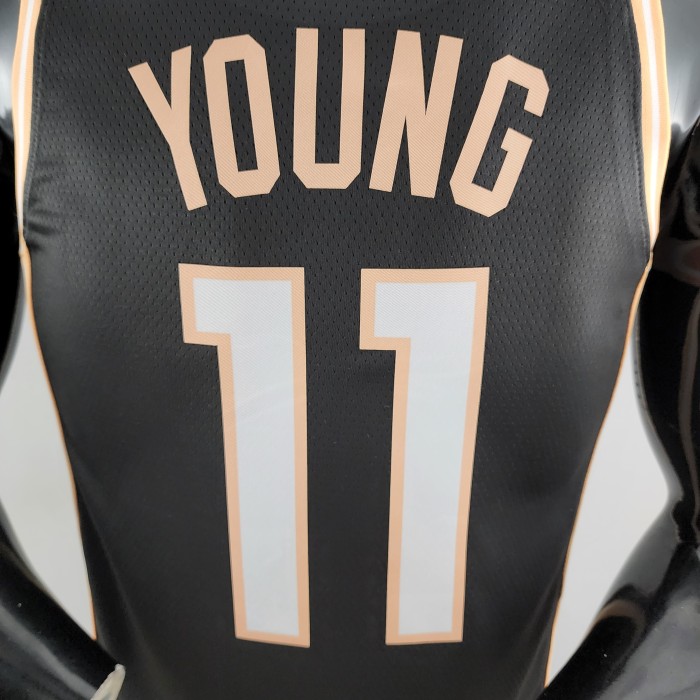 Trae Young Atlanta Hawks Limited Black Swingman Jersey