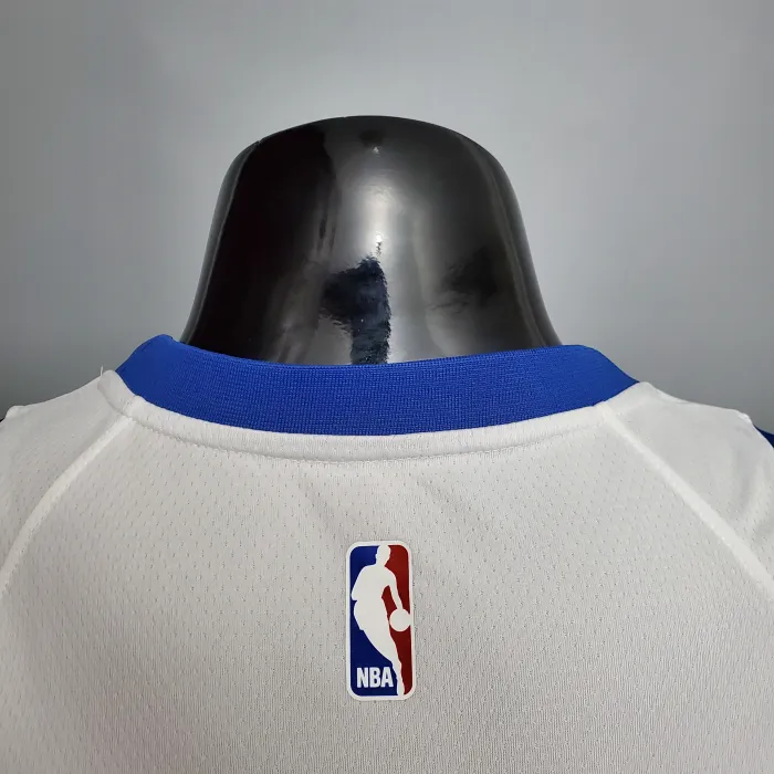 Klay Thompson Golden State Warriors Retro Version Swingman Jersey White