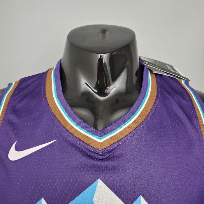 Donovan Mitchell Utah Jazz Retro Snow Mountain Edition Swingman Jersey Purple