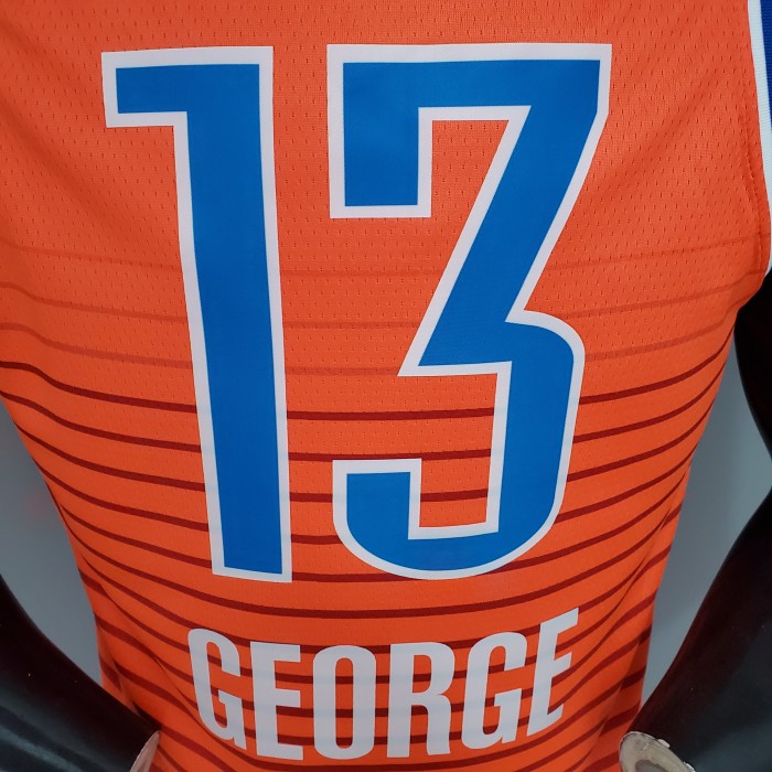 Paul George Oklahoma City Thunder Swingman Jersey Orange