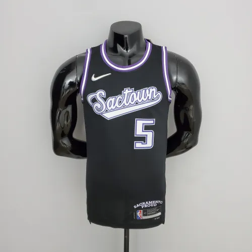 De'Aaron Fox Sacramento Kings 2022 City Edition Swingman Jersey Black