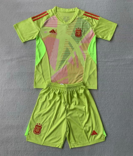 Argentina 2024 Copa America Goalkeeper Kids Suit