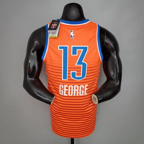 Paul George Oklahoma City Thunder Swingman Jersey Orange