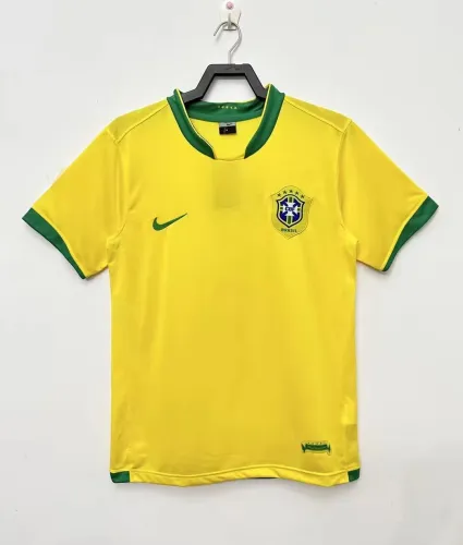 Brazil Home Retro Jersey 2006