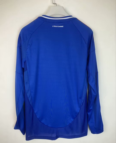 Italy Euro 2024 Home Man Long Sleeve Jersey