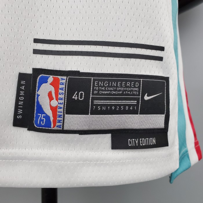 Kawhi Leonard San Antonio Spurs 2022 City Edition Swingman Jersey White