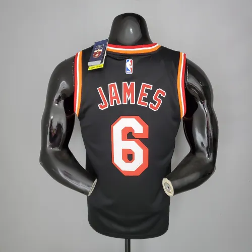 LeBron James Miami Heat 2018 Swingman Jersey Retro Night Black
