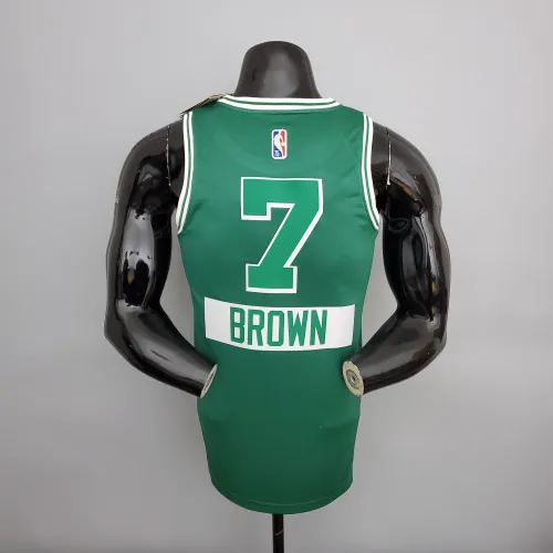 Jaylen Brown Boston Celtics Teltes City Edition Swingman Jersey Green