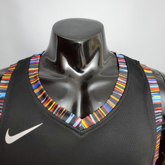 Kyrie Irving Brooklyn Nets City Version Swingman Jersey Black