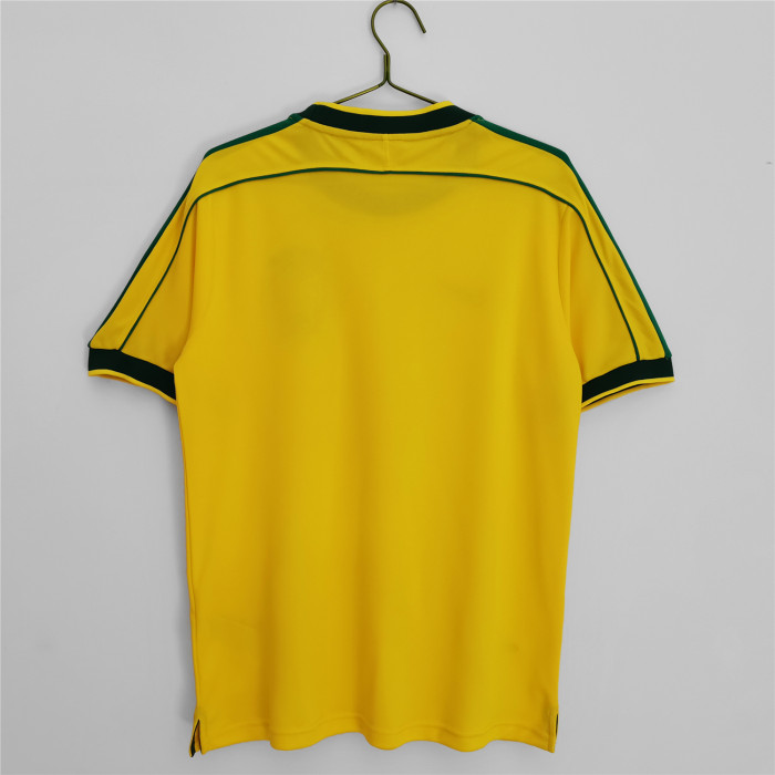 Brazil Home Retro Jersey 1998