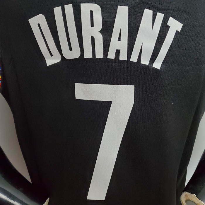 Kevin Durant Brooklyn Nets City Version Swingman Jersey Black