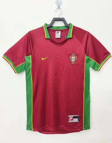 Portugal Home Retro Jersey 1998