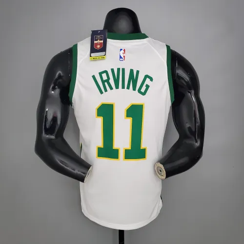 Kyrie Irving Boston Celtics White Platinum Limited Swingman Jersey
