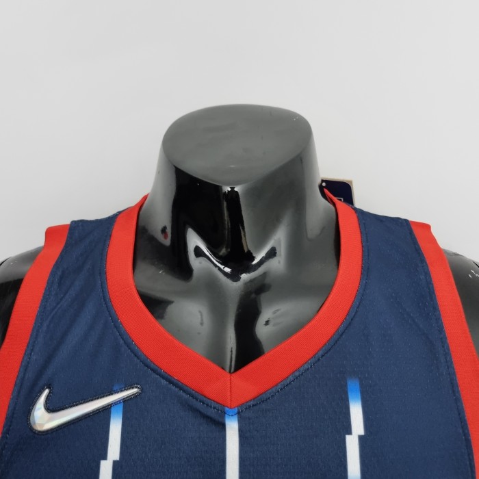 Tracy McGrady Houston Rockets 2022 City Edition Swingman Jersey Blue