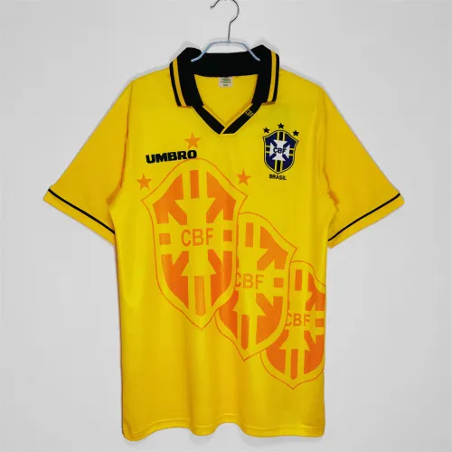 Brazil Home Retro Jersey 1993/94