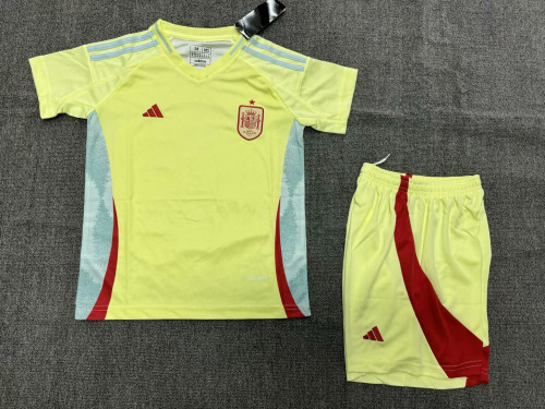 Spain Euro 2024 Away Kids Suit