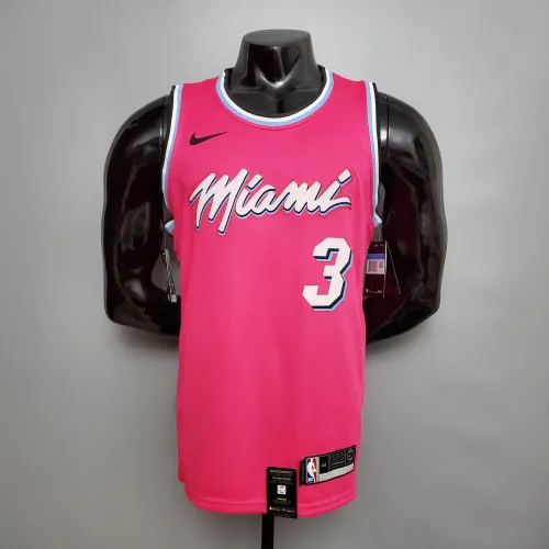 Dwyane Wade Miami Heat Swingman Jersey Pink